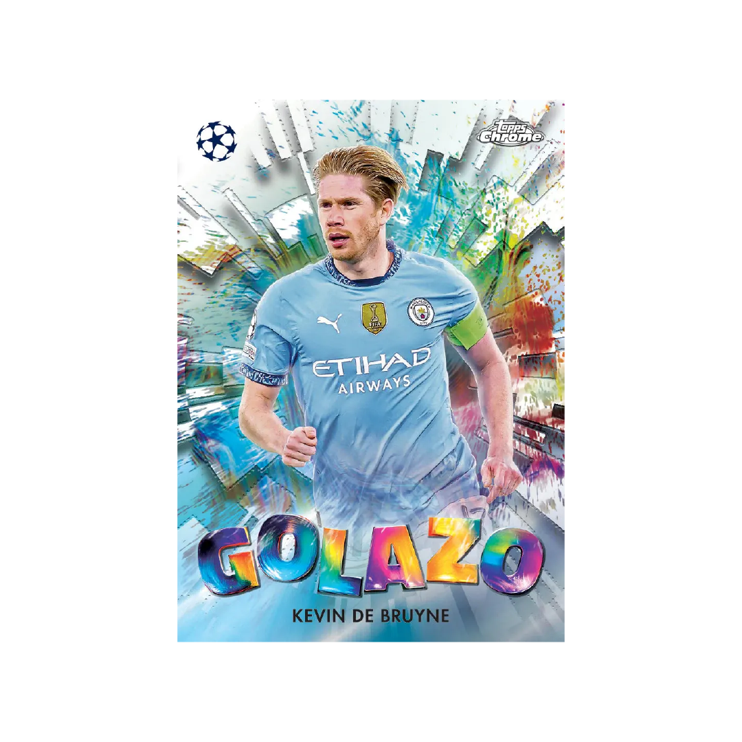Topps Chrome UEFA Club Competitions UCC 2024-25 Jumbo Box